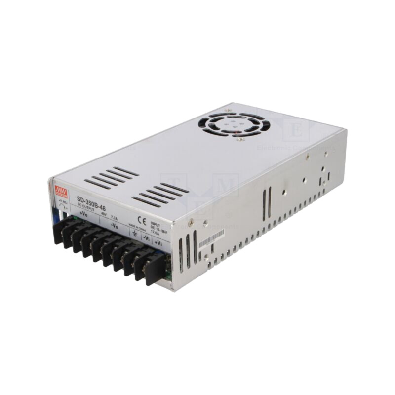 Convertor: DC/DC; 350,4W; Uintr: 19÷36VDC; Uieş: 48VDC; Iieş: 7,3A