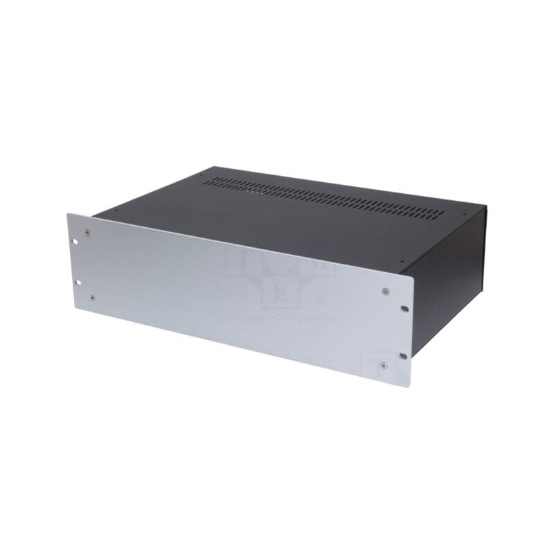 Carcasă: stand de montare; Standard: 19"; 3U; neagră; rack; Y: 307mm Carcasă: stand de montare; Standard: 19"; 3U; neagră; rack; Y: 307mm