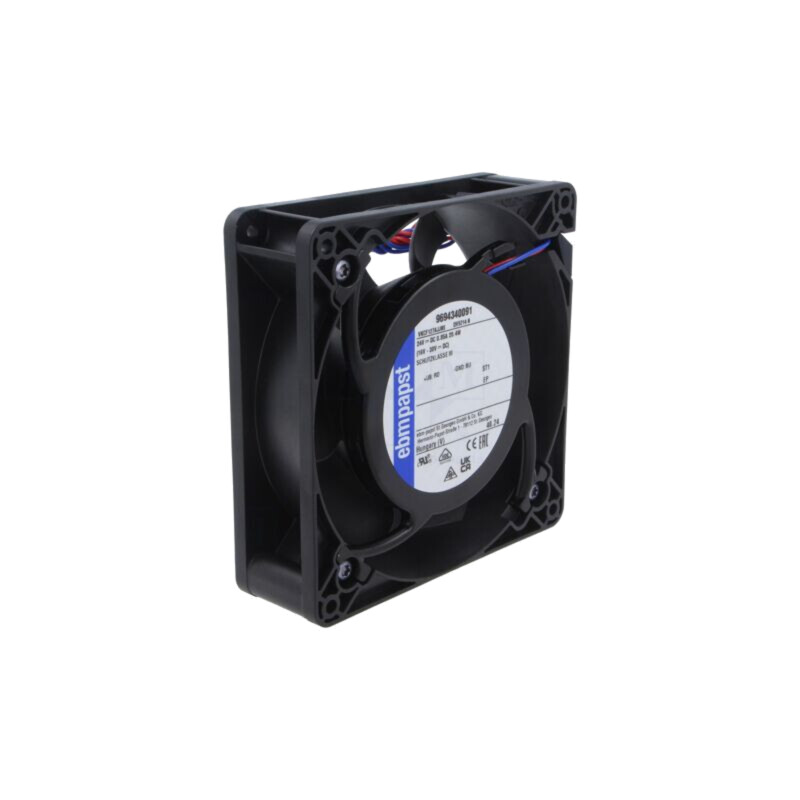 Ventilator: DC; axial; 24VDC; 127x127x38mm; 270m3/h; 56dBA; bilă
