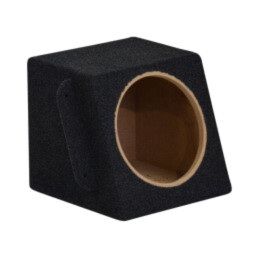 Carcasă difuzor; MDF; melanj negru; piele artificială,ţesătură
