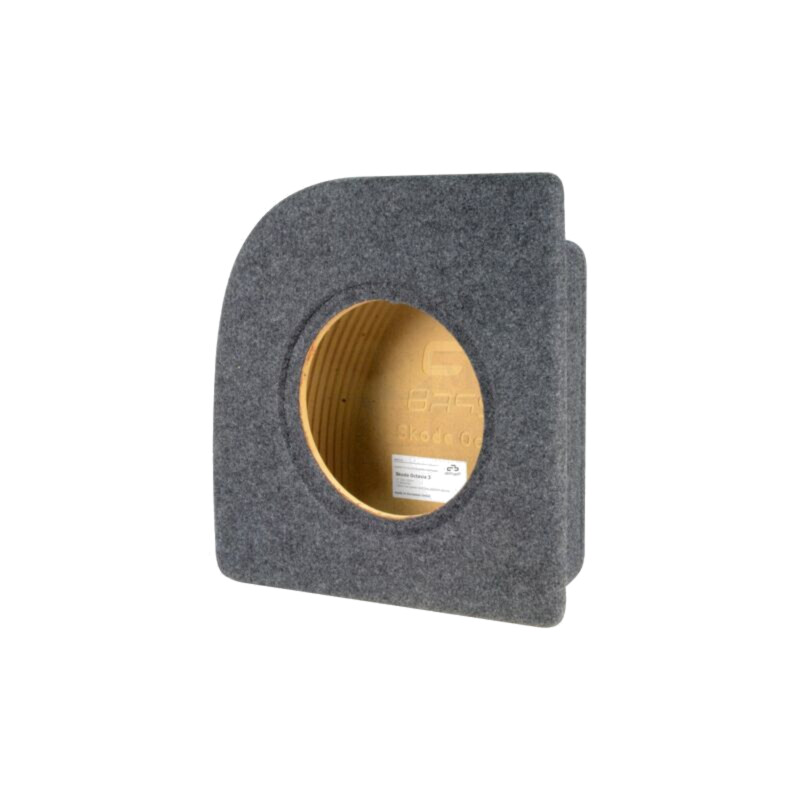 Carcasă difuzor; MDF; melanj gri; ţesătură; 250mm; Frezare: 272mm