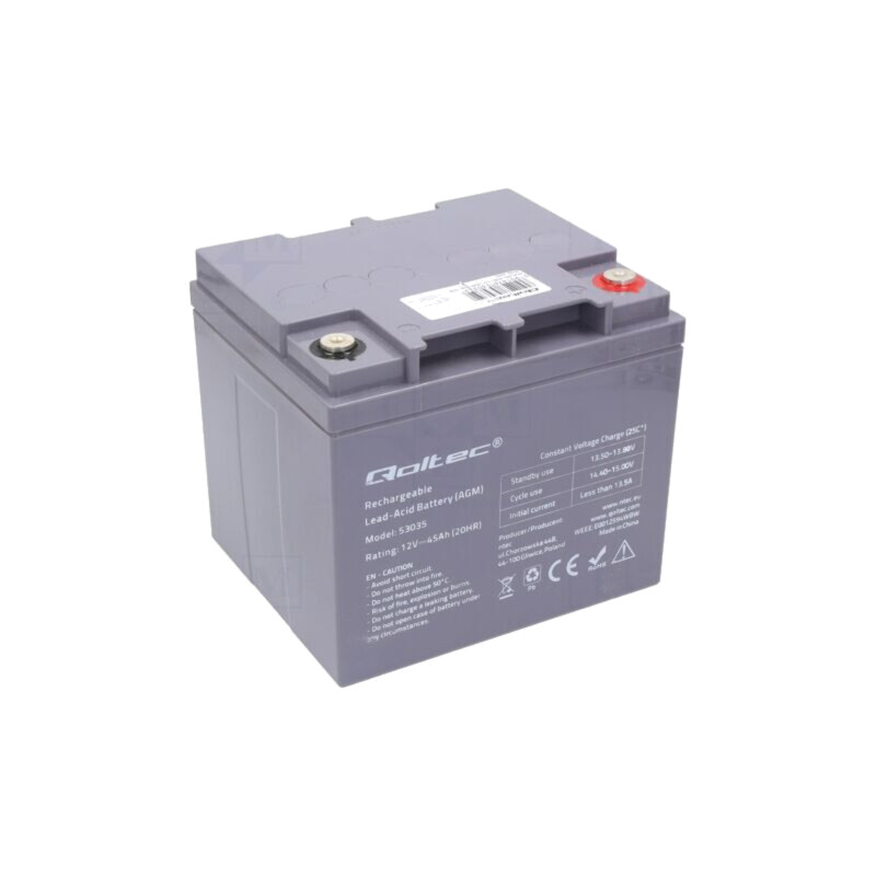 Acumul: plumb-acid; 12V; 45Ah; AGM; nu necesită întreţinere Acumul: plumb-acid; 12V; 45Ah; AGM; nu necesită întreţinere