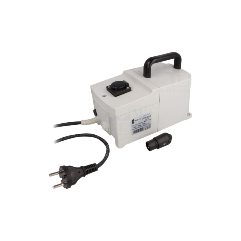Transformator: siguranţă; 250VA; 230VAC; 24V; IP44; Cl.izolaţie: II Transformator: siguranţă; 250VA; 230VAC; 24V; IP44; Cl.izolaţie: II