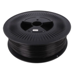 Filament: PET-G; Ø: 1,75mm; neagră; 220÷250°C; 5kg