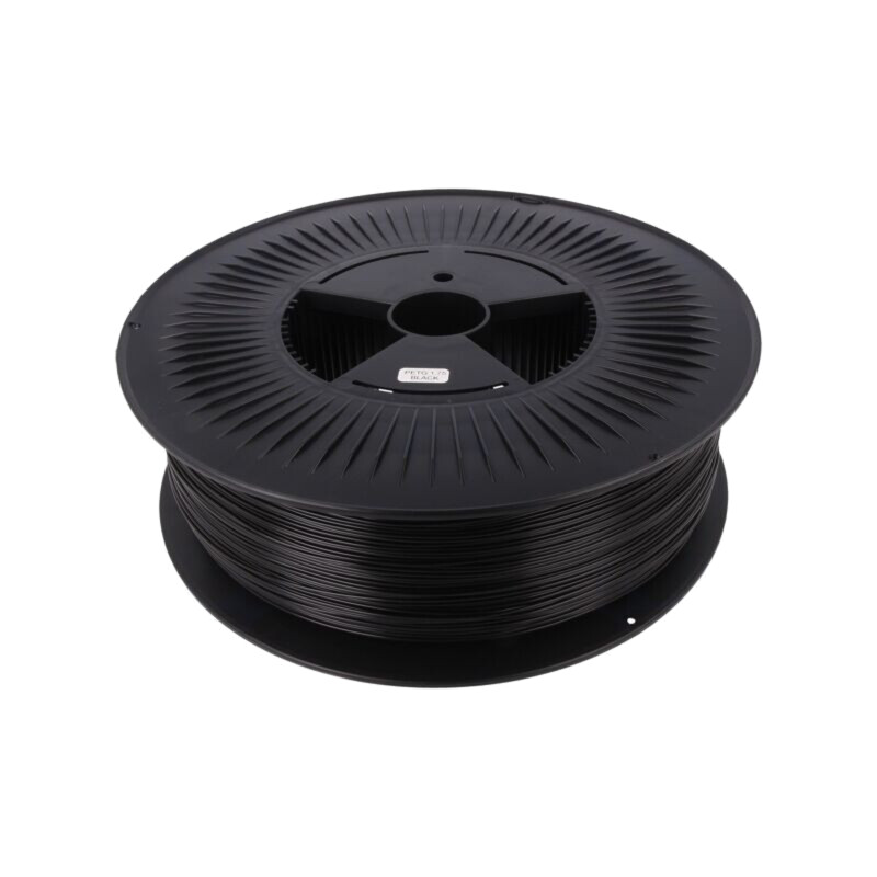 Filament: PET-G; Ø: 1,75mm; neagră; 220÷250°C; 5kg Filament: PET-G; Ø: 1,75mm; neagră; 220÷250°C; 5kg