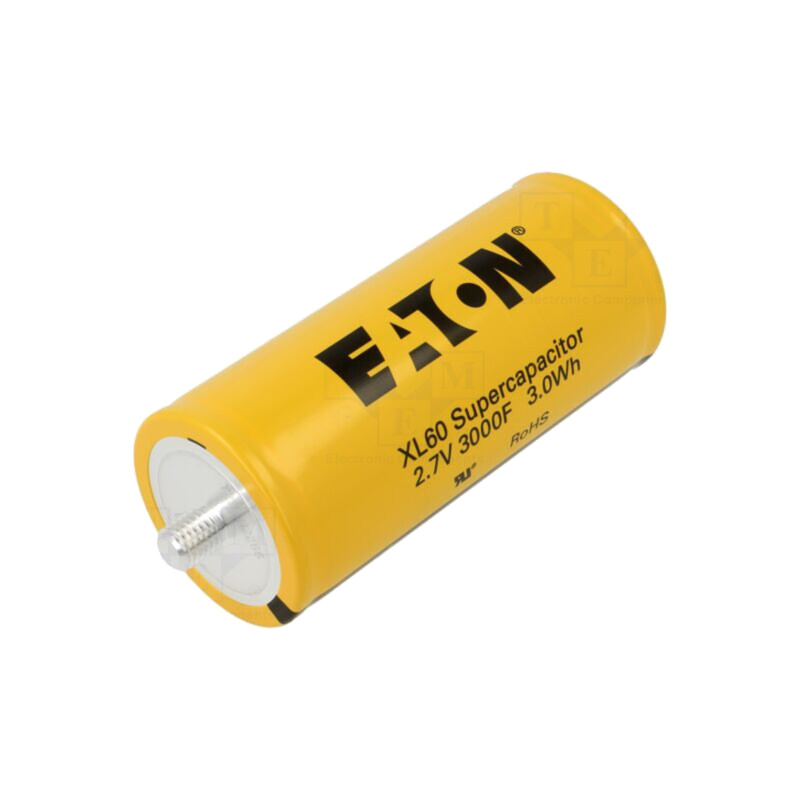 Supercondensator; cu şurub; 3kF; 2,7VDC; 0÷20%; Ø60,7x138mm; 230mΩ Supercondensator; cu şurub; 3kF; 2,7VDC; 0÷20%; Ø60,7x138mm; 230mΩ