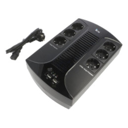 Alimentator: UPS; multipriză; 360W; 600VA; Uintr: 230V; 7Ah; 8h