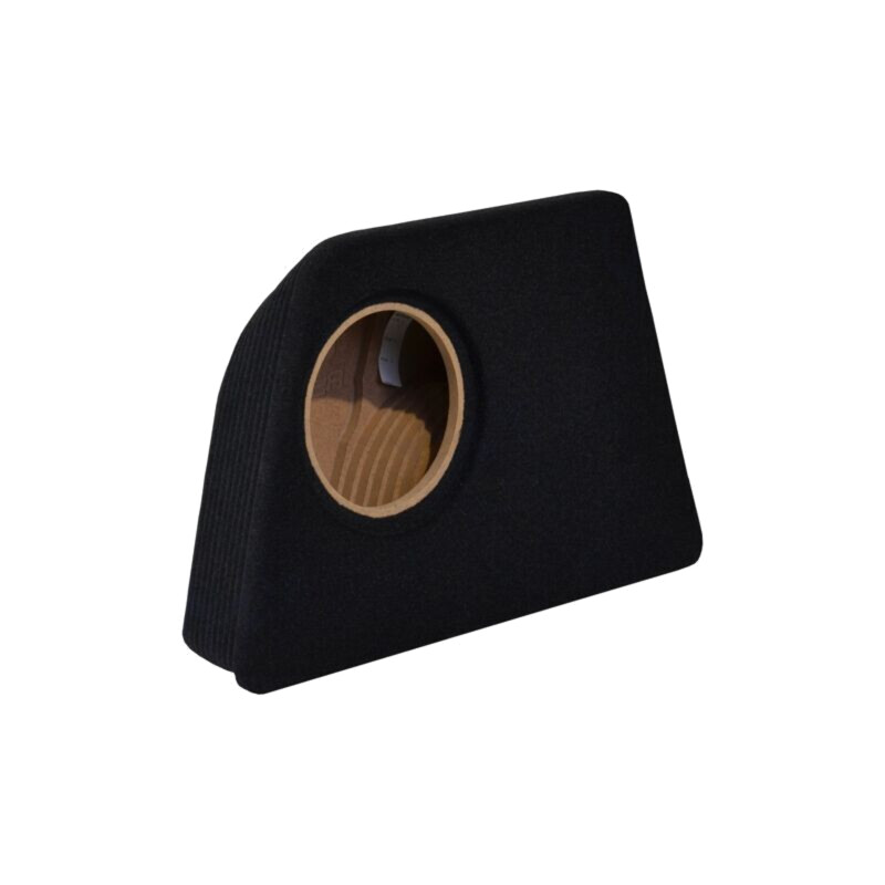 Carcasă difuzor; MDF; neagră; ţesătură; 200mm; Frezare: 222mm; 9l