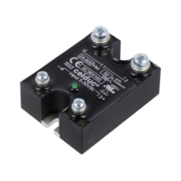 Releu: semiconductor; Ucom: 5÷30VDC; 50A; 24÷520VAC; SC9; 1-fazat