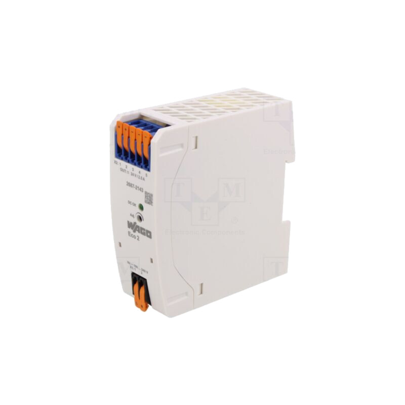 Alimentator: pulsatoriu; pentru şină DIN; 60W; 24VDC; 2,5A; 90,5%