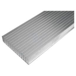 Radiator: extrudat; cu aripioare; L: 1000mm; W: 165mm; H: 35mm; brut
