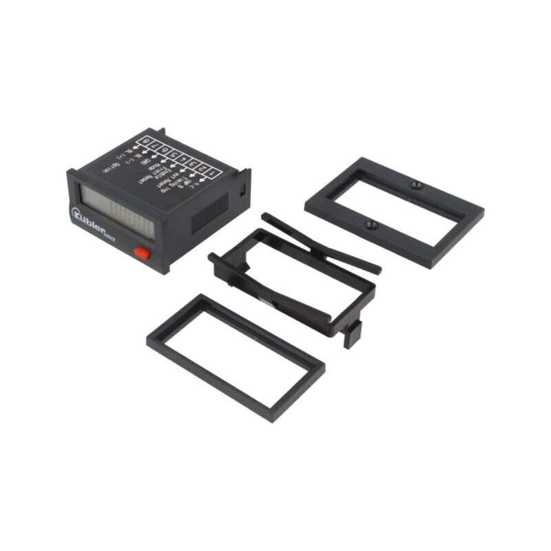 Contor: electronic; timp consumat; LCD; Dim.carcasă: 48x24x48mm