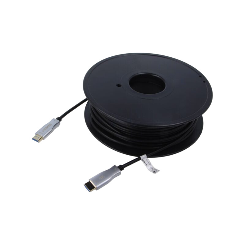 Cablu; HDCP 2.2,HDMI 2.0,optic; HDMI mufă,din ambele părţi; 40m