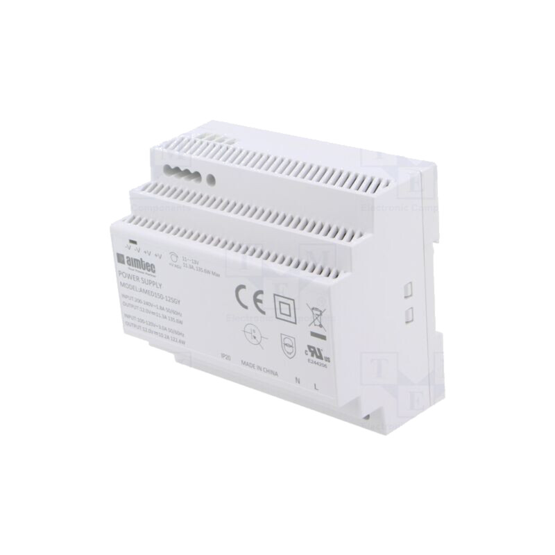 Alimentator: pulsatoriu; pentru şină DIN; 135,6W; 12VDC; 11,3A