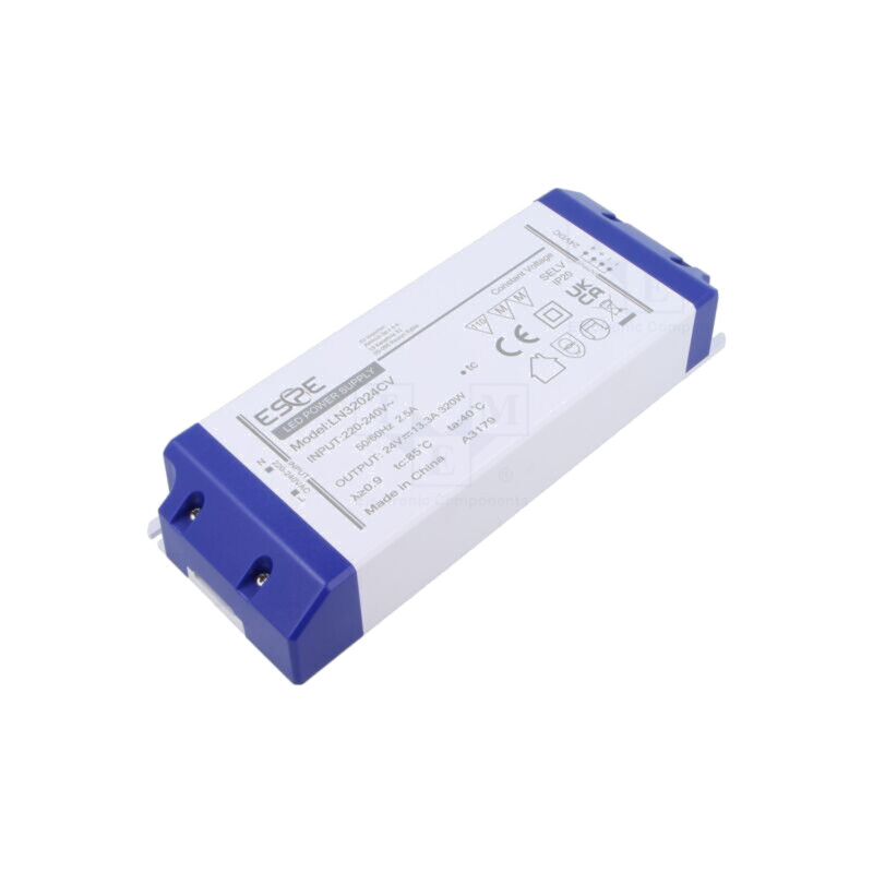 Alimentator: pulsatoriu; LED; 320W; 24VDC; 13,3A; 220÷240VAC; IP20