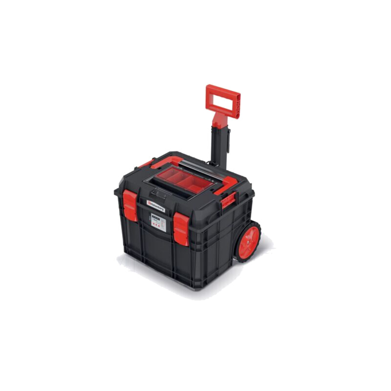 Ladă; pt.unelte; cu roţi; neagră; polimer; C BLOCK ALU LOG; 25kg
