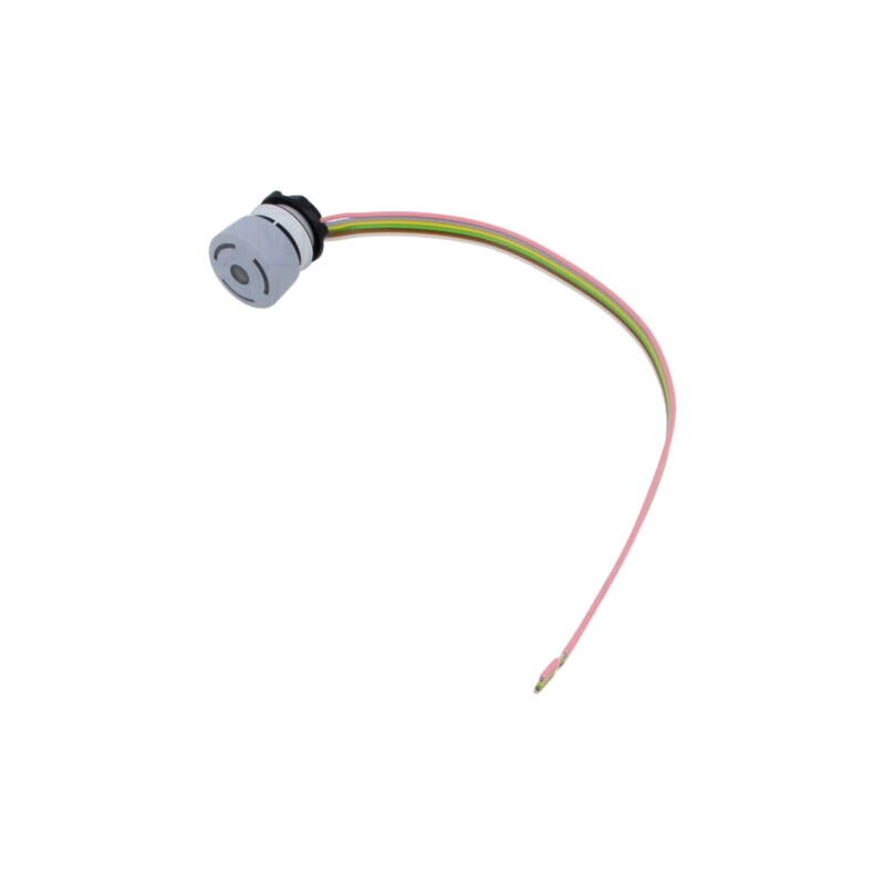 Comutator: de siguranţă; 22mm; Poz.i stab: 2; NC x2; gri; LED; IP65