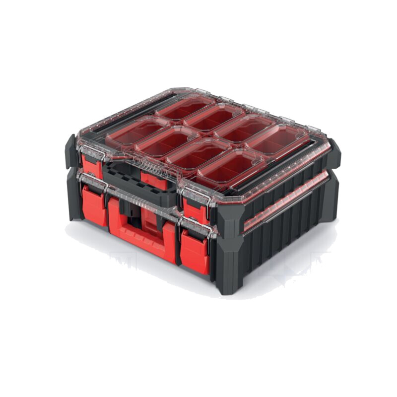 Container: colectiv; cu cutii; neagră; Culoare capac: transparent