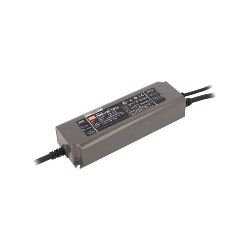 Alimentator: pulsatoriu; pentru benzi LED; 120W; 12VDC; 10A; IP67