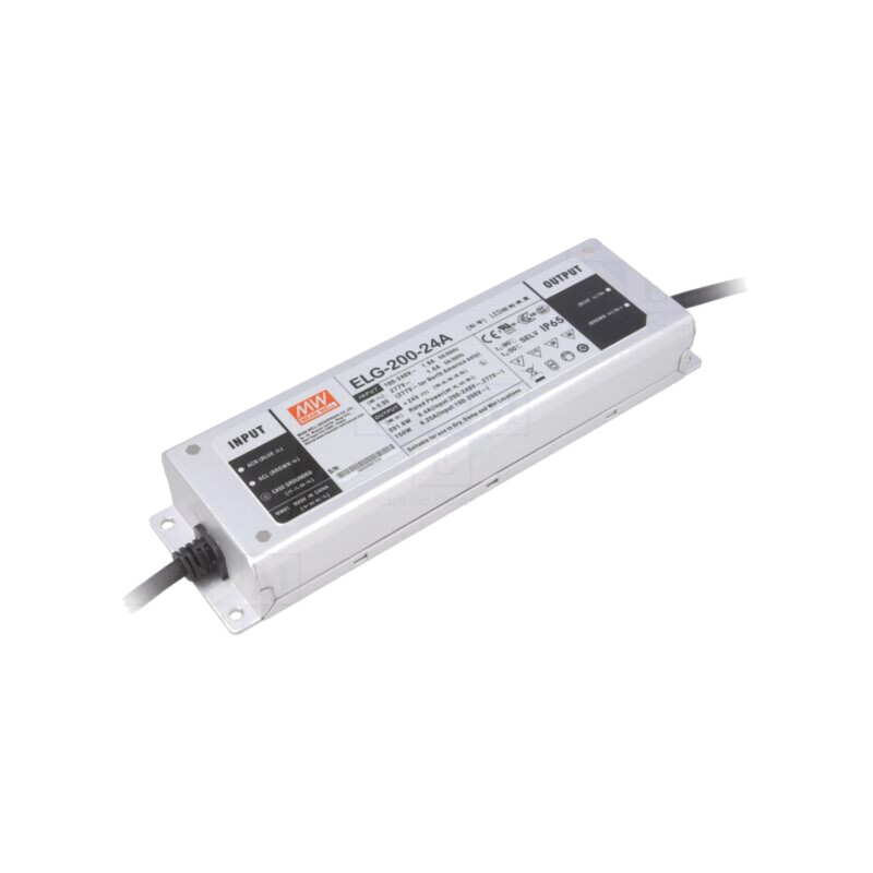 Alimentator: pulsatoriu; LED; 200W; 24VDC; 4,2÷8,4A; 100÷305VAC