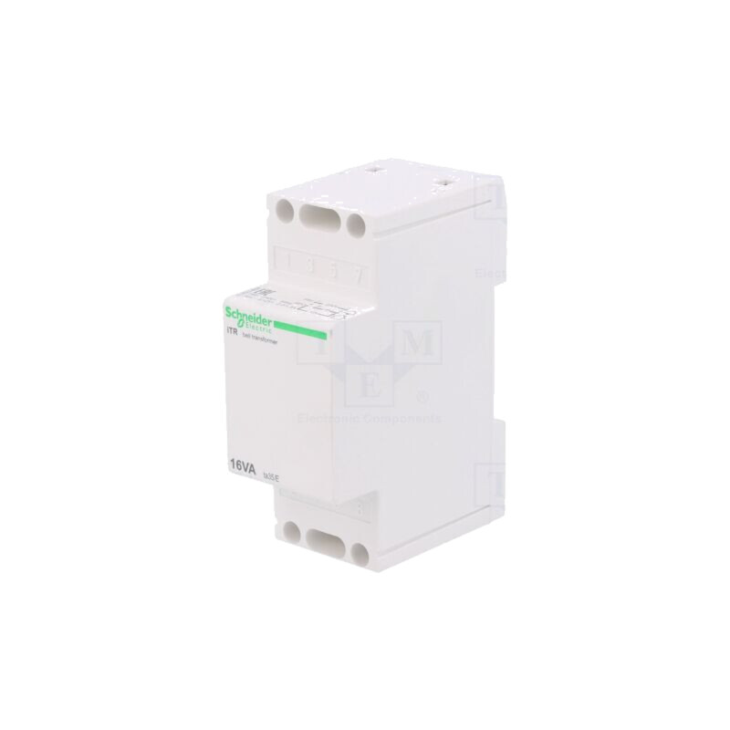 Transformator: alimentare; 16VA; 230VAC; 8V; 12V; pentru şină DIN