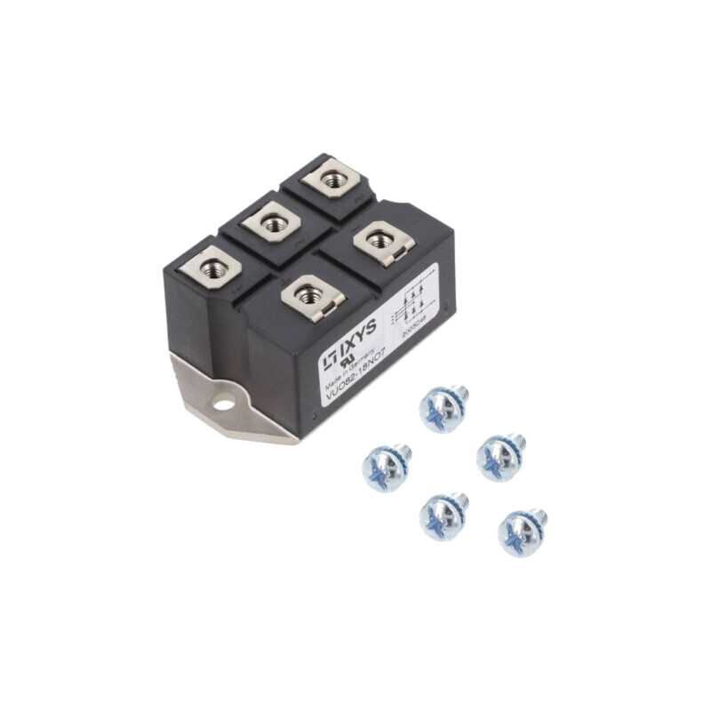 Punte redresoare: trifazat; Urmax: 1,8kV; If: 90A; Ifsm: 750A; modul Punte redresoare: trifazat; Urmax: 1,8kV; If: 90A; Ifsm: 750A; modul
