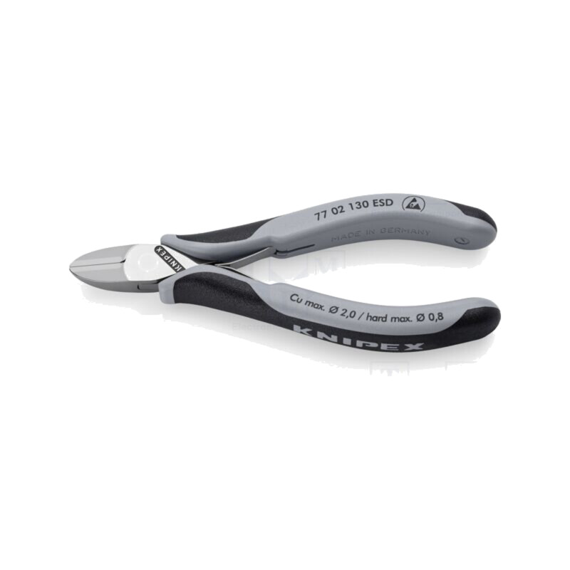 Cleşti; laterali,pt.tăiere; ESD; 130mm; faţetă mică