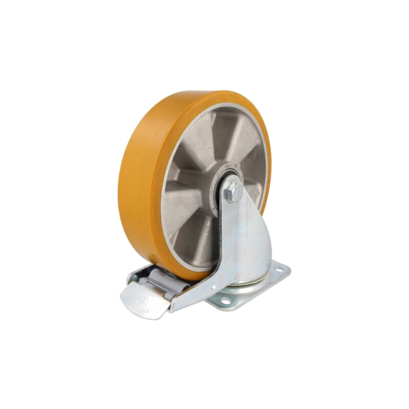 Roată de transport; Ø: 200mm; W: 50mm; H: 238mm; 500kg; Lagăr: bilă Roată de transport; Ø: 200mm; W: 50mm; H: 238mm; 500kg; Lagăr: bilă