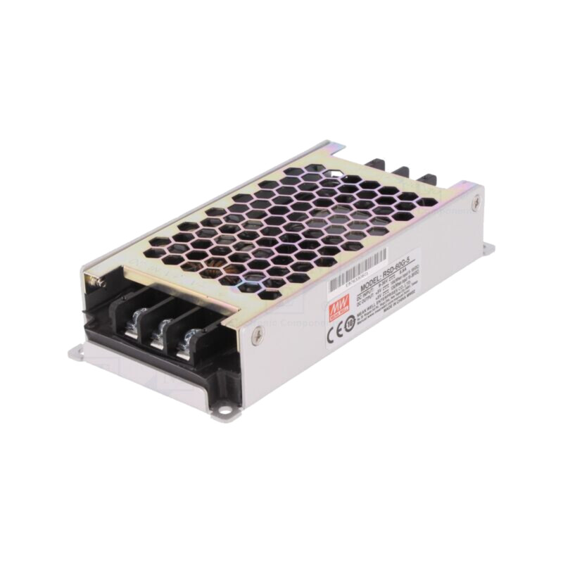 Convertor: DC/DC; 60W; Uintr: 9÷36VDC; Uieş: 5VDC; Iieş: 12A; RSD