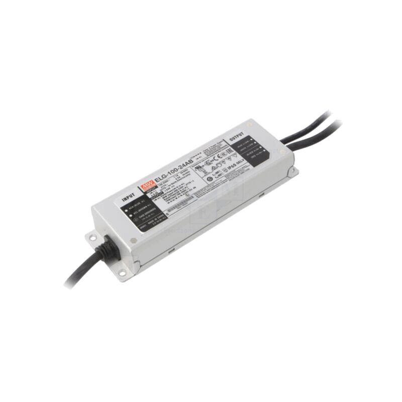 Alimentator: pulsatoriu; LED; 96W; 24VDC; 2÷4A; 100÷305VAC; IP65