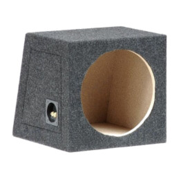 Carcasă difuzor; MDF; melanj negru; ţesătură; 300mm; Øorif: 282mm