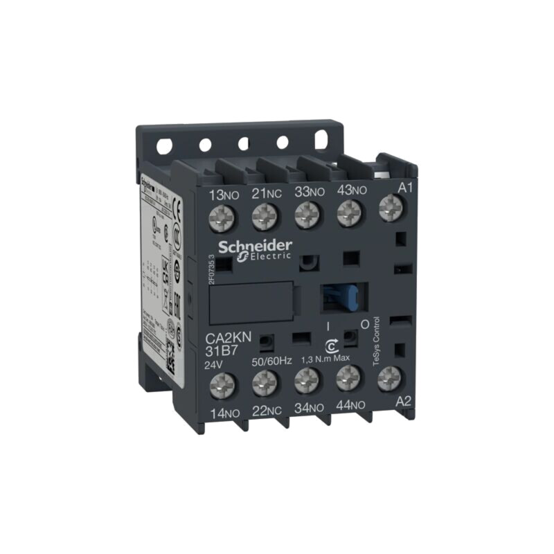 Contactor: 4-polar; NC + NO x3; 48VAC; 10A; TeSys D; W: 45mm; H: 58mm