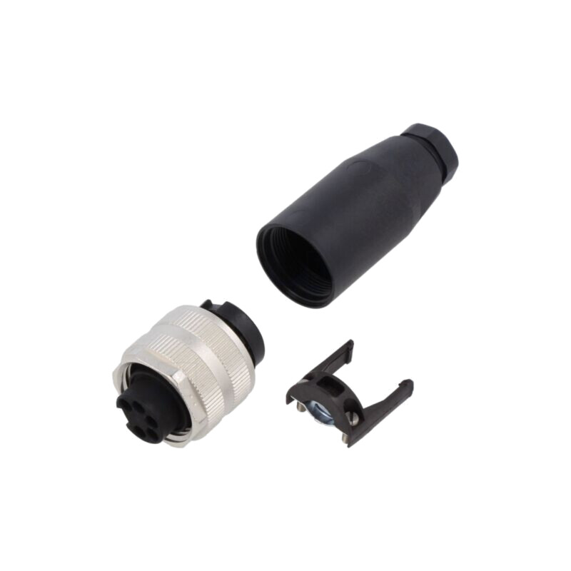 Conector: 7/8"; mufă; mamă; PIN: 5; drept; pe cablu; 9A; IP67; 250V