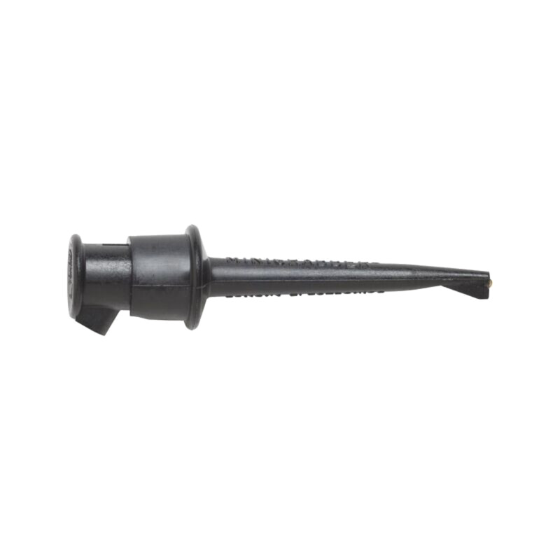 Clips de măsurare; cu cârlig; 5A; 60VDC; neagră; 2,29mm; 30VAC