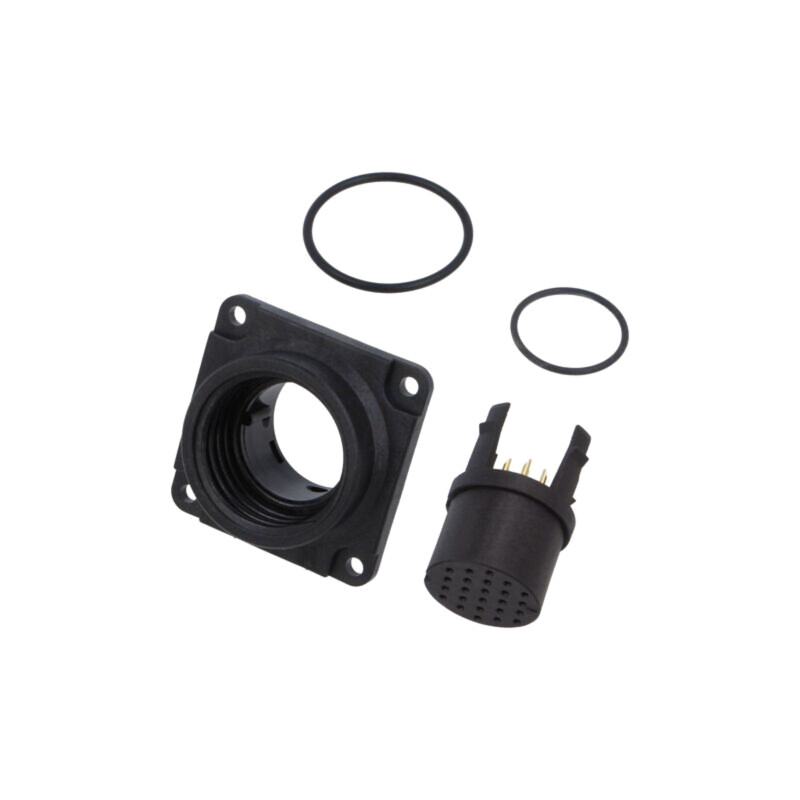 Conector: circular; 694,RD30; 125V; PIN: 24; soclu; mamă; lipire