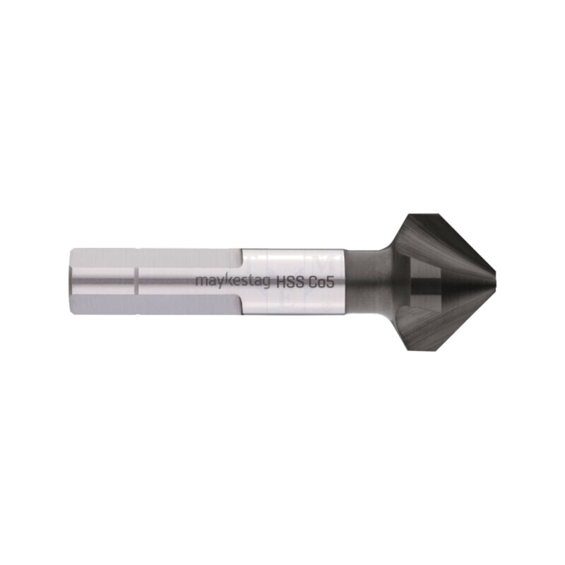 Adâncitor; oţel rapid cu cobalt HSS-Co; Fixare: tijă 8mm; 12,4mm Adâncitor; oţel rapid cu cobalt HSS-Co; Fixare: tijă 8mm; 12,4mm