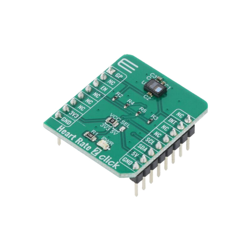 Click board; placă prototip; Comp: MAXM8616; senzor de puls