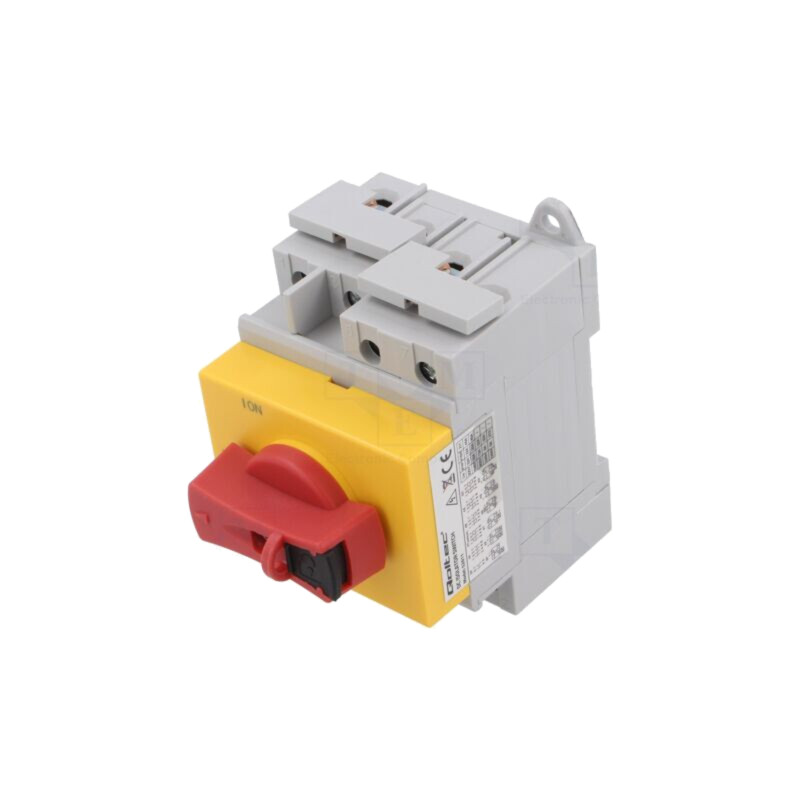Separator-întrerupător; Poli: 4; pentru şină DIN; 32A; IP20 Separator-întrerupător; Poli: 4; pentru şină DIN; 32A; IP20