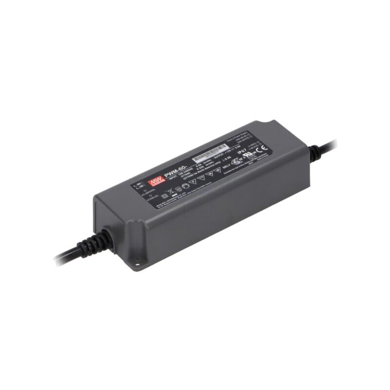 Alimentator: pulsatoriu; pentru benzi LED; 60W; 24VDC; 2,5A; IP67