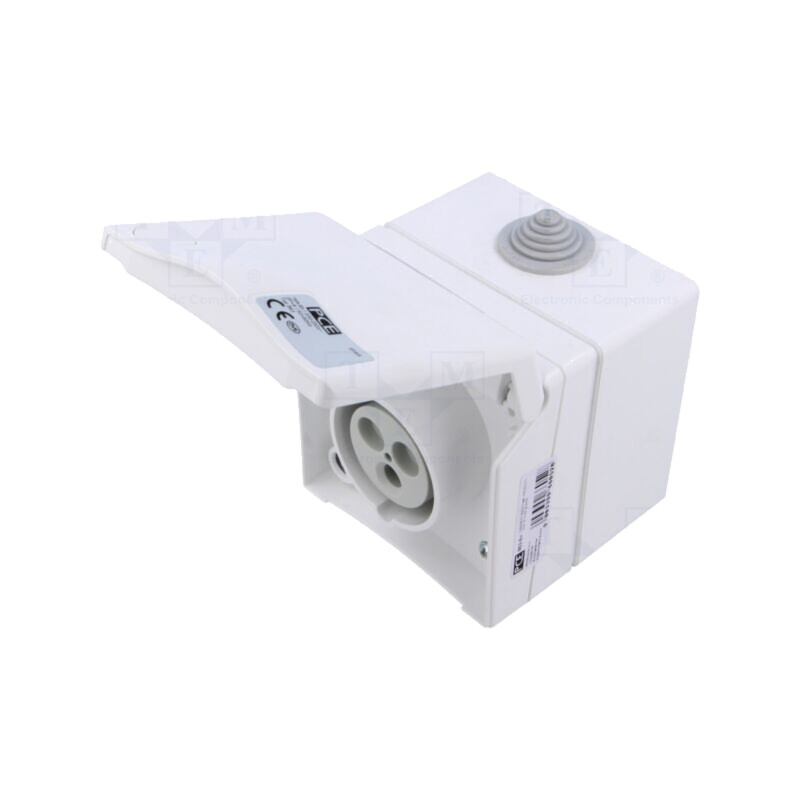 Conector: alimentare AC trifazate; soclu; mamă; 16A; 415VAC; IP44