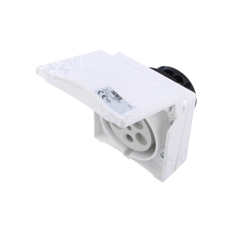 Conector: alimentare AC trifazate; soclu; mamă; 32A; 400VAC; IP44