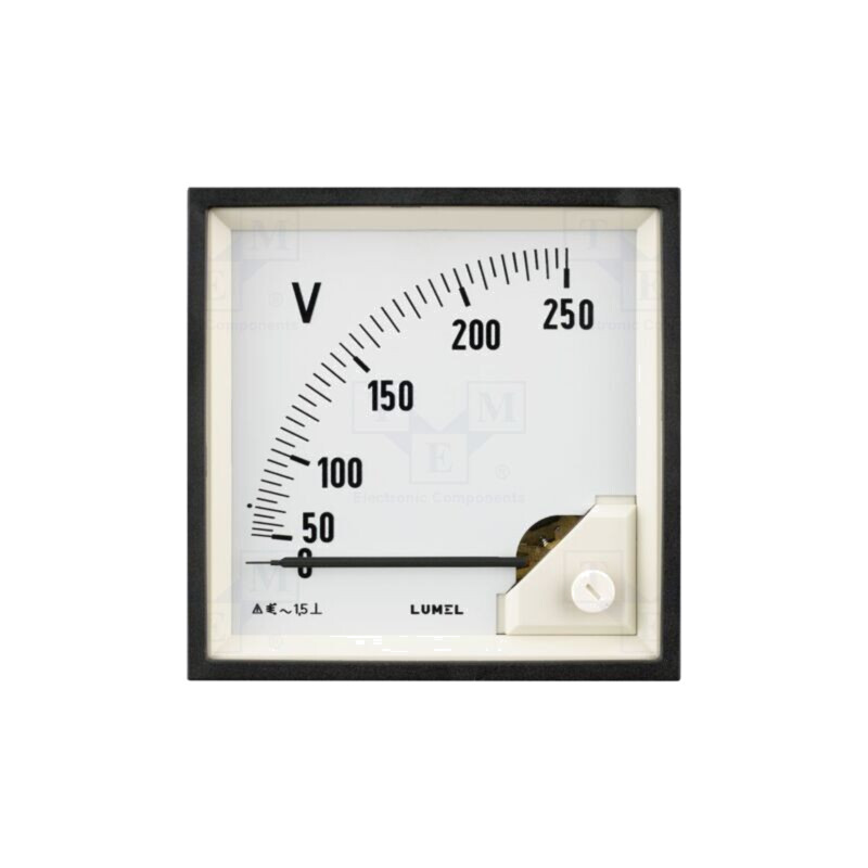 Ampermetru; pe panou; I AC: 0÷500A; True RMS; Clasa: 1,5; 40÷72Hz