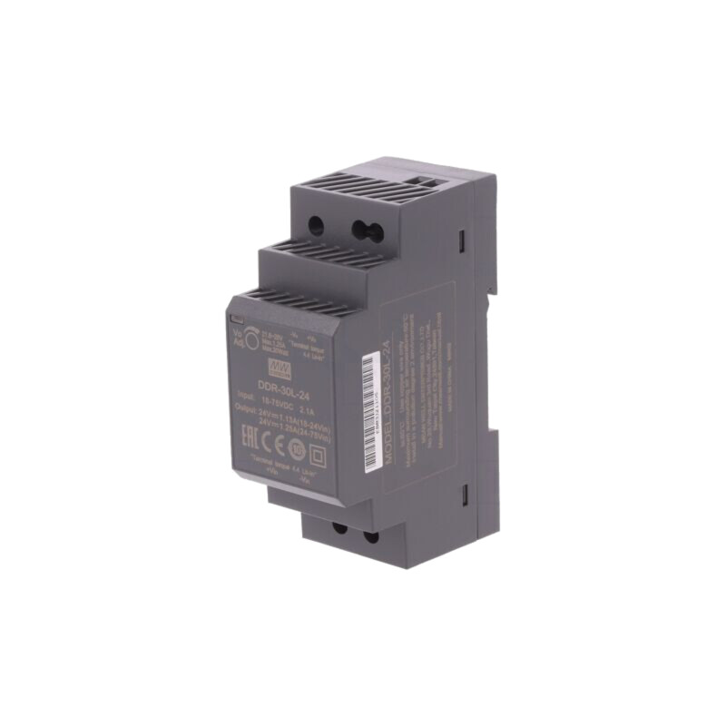 Convertor: DC/DC; 30W; Uintr: 18÷75VDC; Uieş: 24VDC; Iieş: 1,25A