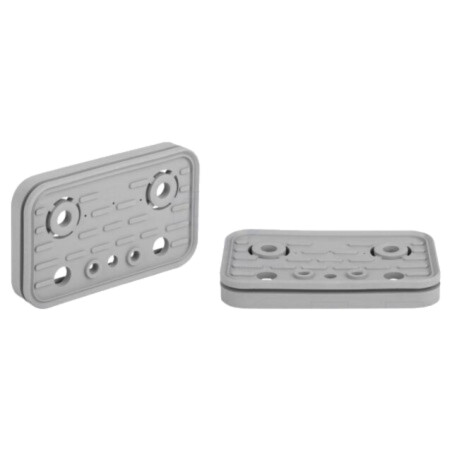 Placă de sucţiune pentru blocul de vacuum; 125x75x16,5mm