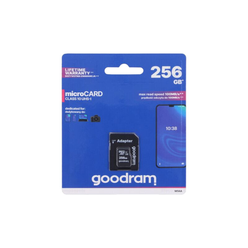 Card de memorie; microSDXC; R: 100MB/s; W: 10MB/s; Class 10 UHS U1 Card de memorie; microSDXC; R: 100MB/s; W: 10MB/s; Class 10 UHS U1