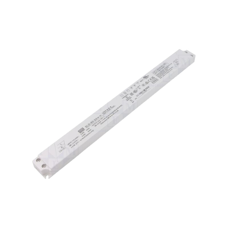Alimentator: pulsatoriu; LED; 80W; 24VDC; 3,3A; 110÷305VAC; SLD-80