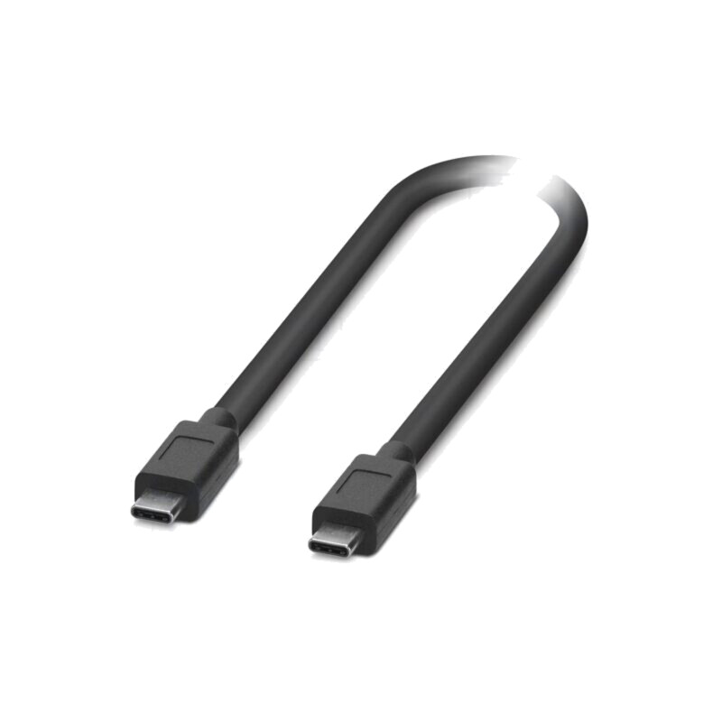 Cablu; USB 3.2; USB C mufă,din ambele părţi; 0,5m; negru; Fire: Cu