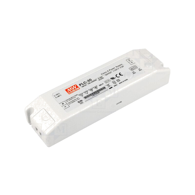 Alimentator: pulsatoriu; LED; 30,24W; 36VDC; 0,84A; 90÷264VAC; IP20