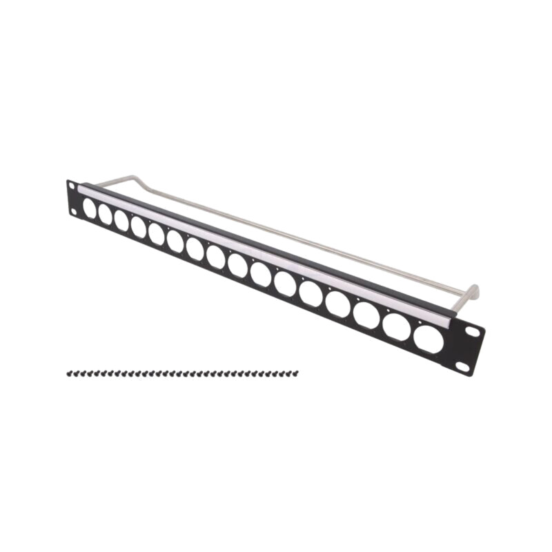 Adaptor de montare; patch panel; înşurubare; Filet: UNC 4-40