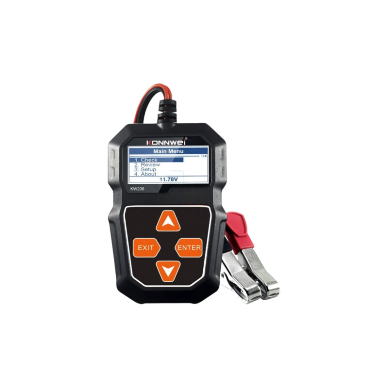 Tester: acumulator; 140x83x21mm; Afişaj: LCD 2"; 12V; 0÷50°C